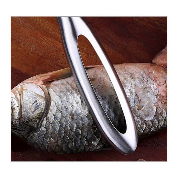 Fischscaler Rostfritt stål fiskfjällsskrapa