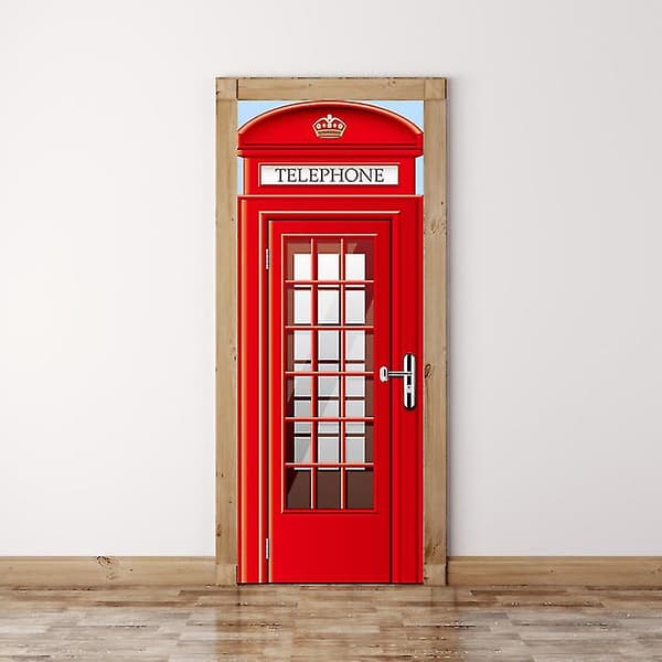 1 st Telefonkiosk Dörrdekor