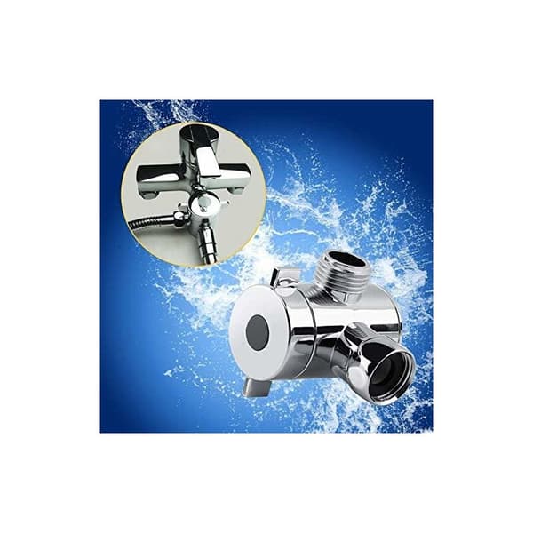 Trevejs brusehovedfordelerventil G1/2 tommer multifunktionel vandseparator bruseadapter tilbehør badeværelse brusehoved udskiftningsdele