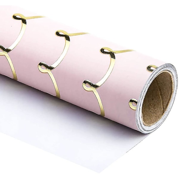 Rulle med svartvitt rutigt presentpapper för födelsedag, helgdag