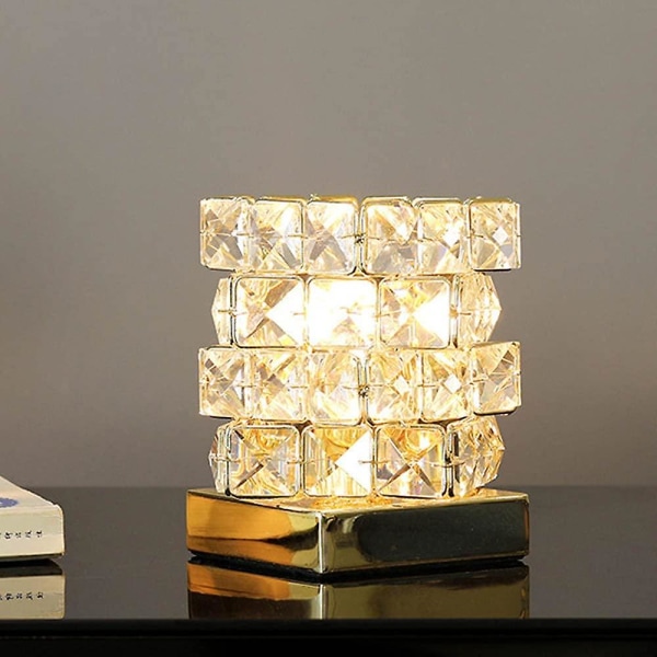 Retro Crystal Table Lamp Elegant Crystal Bedside Lamp Glorious Lamp Decorative Bedside Lamp E27