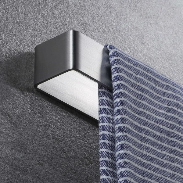 Handdukshållare för badrum 38 cm, självhäftande handdukshållare kök Sus304 silver