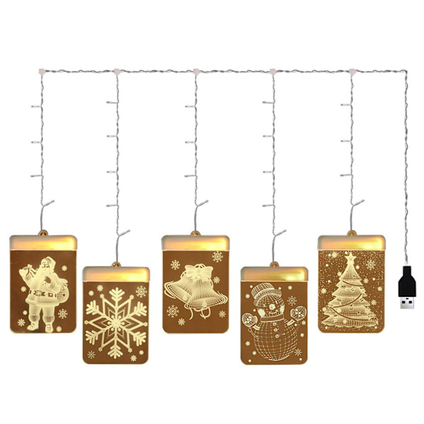 Led julbelysning 3d String LightsB