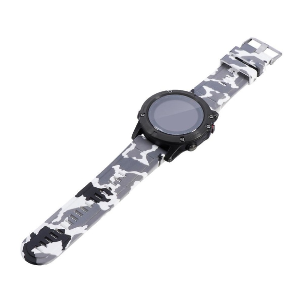 För Garmin Fenix ​​5x Quick Release Printed StrapBlack