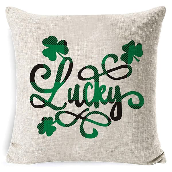 4-pack Heminredning Överdrag St. Patrick's Day Kuddfodral Kudde Överdrag