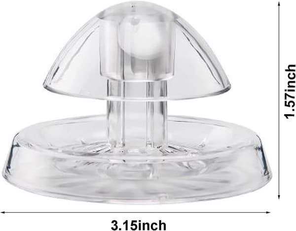 3 st plastsnigelfälla Leech Catching Box för akvarium akvarium 3,15 tum/8 cm