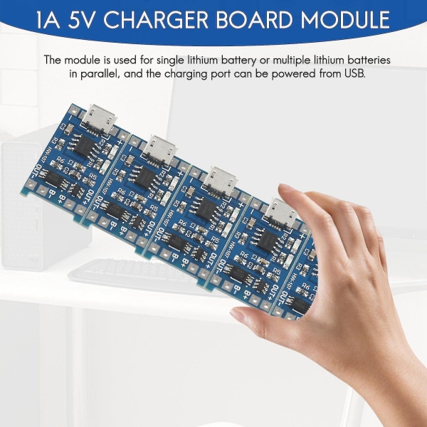 Xcsource 5 st 1a 5v Micro Usb Tp4056 Litiumbatteri Laddare Kretskort Modul Te420