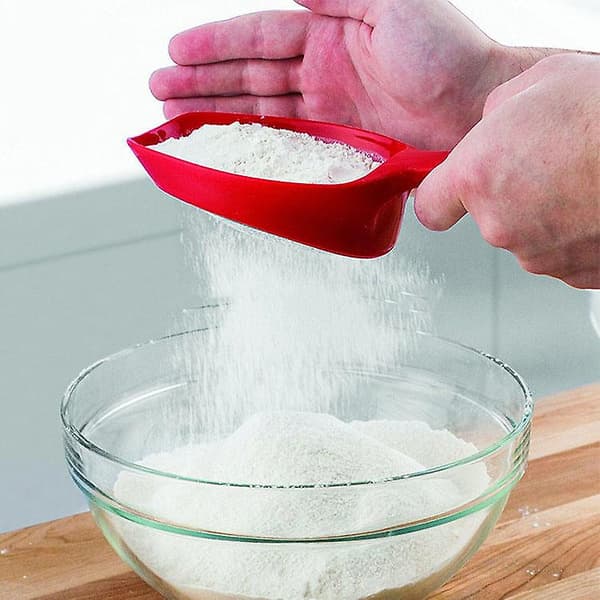 1 kopp skopa & sikt, ergonomisk design, enkel skopa, diskmaskinssäker