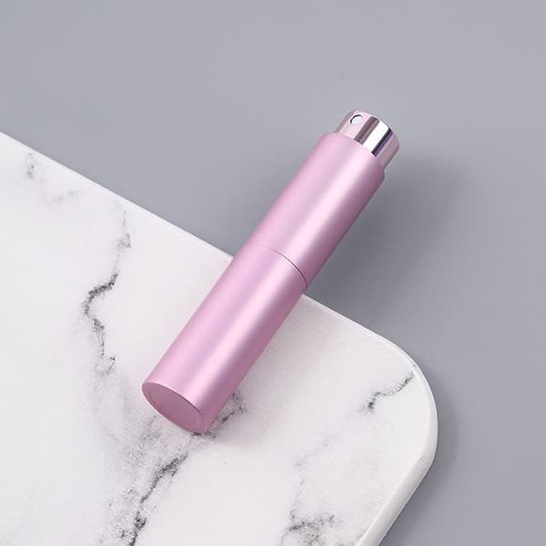 Set med 3 atomizer-flaskor, tomma 10 ml aluminiumflaskor, bärbar resestorlek, för herr- och damparfym.