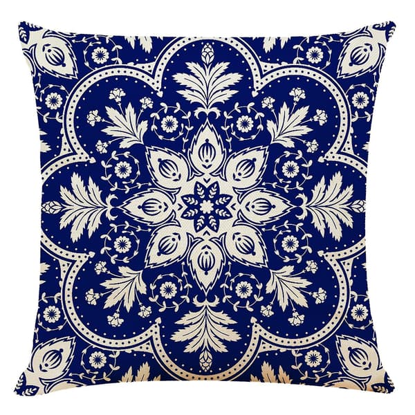 Glad Jul Linne Multi Mönster Kuddfodral Soffa Kuddfodral Heminredning