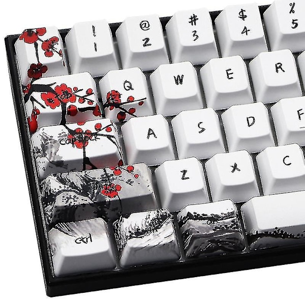 Nyhet Allover Dye Subbed 71 Key Profile Keycap För Gh60 Rk61 Alt61 Gk61 Gk64 Dz60 Keycaps,jp
