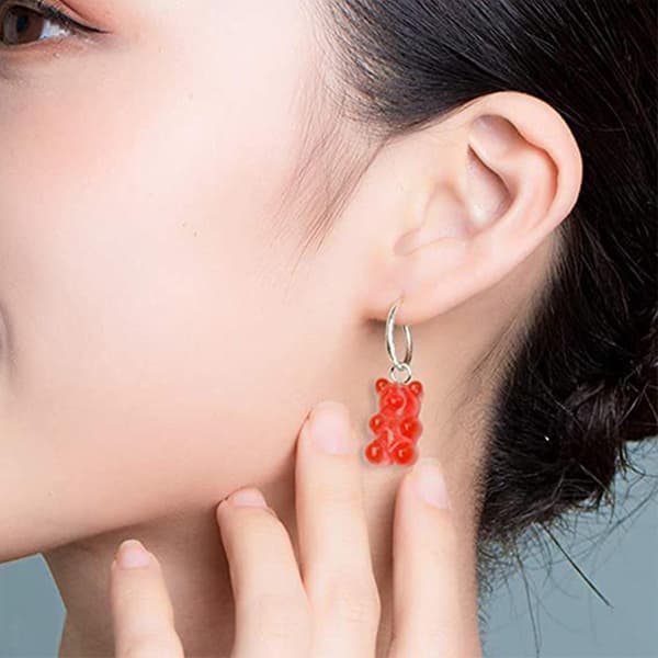 Gummy Resin Bear Charms Pendants（90 st）
