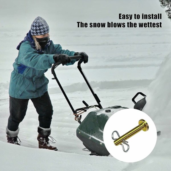 20 sæt snekaster-afskærings- og cotterpinde, 20 stk. 738-04124 og 20 stk. 714-04040 afskærings- og cotterpinde til Mtd Cub Cadet Troy-Bilt snekastere