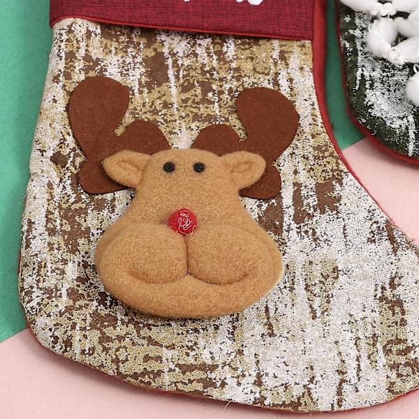 Juldekorationer Julsäck Presentpåse Röd Jultomte Julsäck