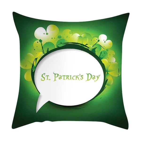 4-pack Heminredning Överdrag St. Patrick's Day Kuddfodral Kudde Överdrag