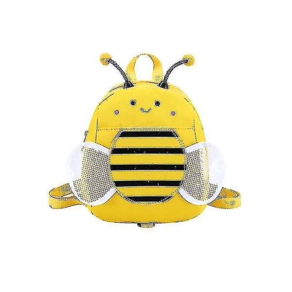 Suloinen ulkolaukku Muotireppu Mehiläisten säilytyslaukku Matkalaukku Lasten Tytöt (keltainen)
