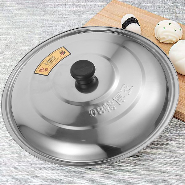 Metalliska Köksredskap Stekpanna Lock Anti-Stänk Gryta Lock Rundt Basting Lock Basting Griddle Lock