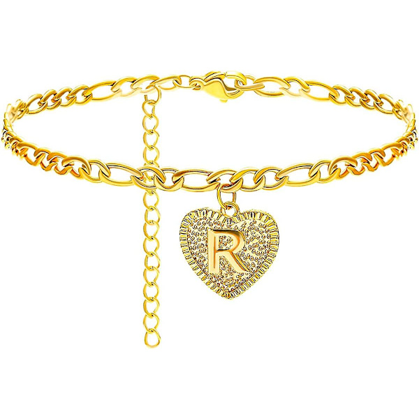 Initial Anklet Armbånd til Kvinder Sølv Anklet Guld Bogstav Anklet Med Initialer Guld Anklet til Kvinder Initial Anklet Sølv Anklet til Kvinder Initial
