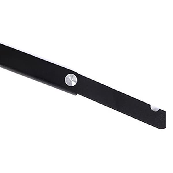 Højstyrke og letvægts foldbar rejsebøjle lavet af aluminiumslegering, sort.