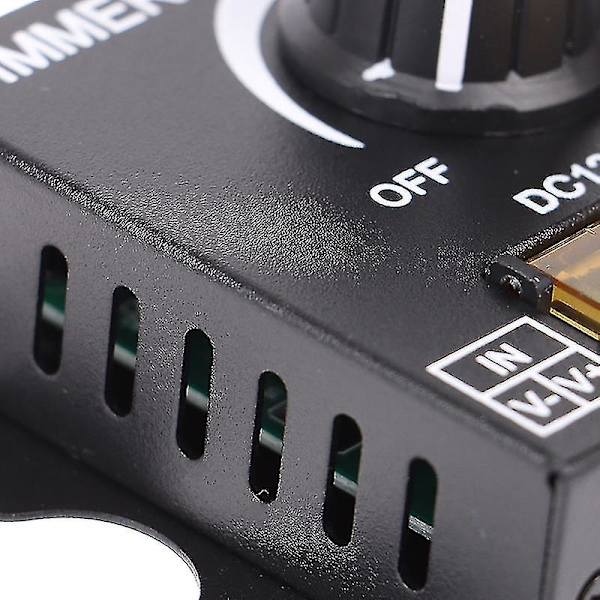 1 st DC12v-24v LED-dimmer 30a 360w justerbar remsa för enfärgad 5050/3528 Shytmv