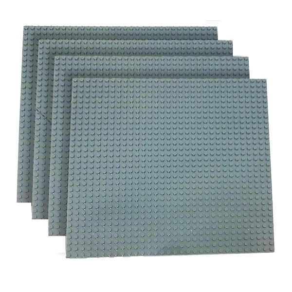 4-pack stora bottenplattor Tegelbyggnad bottenplattor för flickor Pojkar 32 X 32 dubbar eller 10 X 10 tum