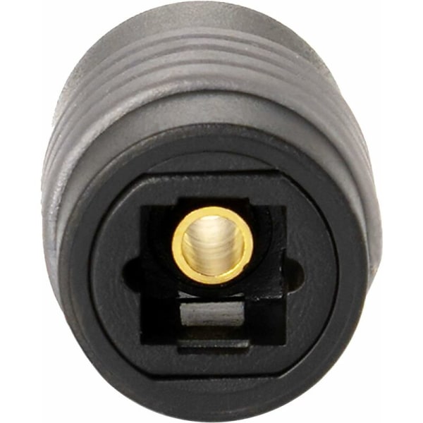 2X Toslink-adaptere (Toslink hun-stik til hun-stik), forlængelse til Toslink optisk digitalt lydkabel (TOS-kabel), S/PDIF-kabel