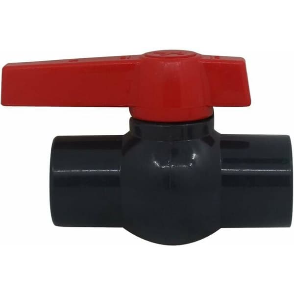 PVC-ventil för limning, 50 mm kulventil, kulventil för pool
