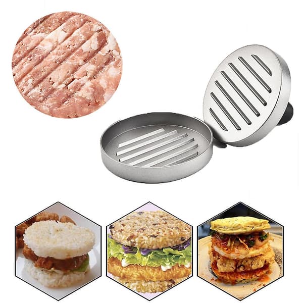 Burgerpress Köttpress Köttpress Svart