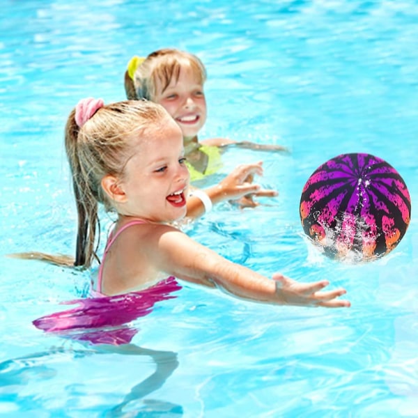 6,5-tums vattenmelonpoolboll undervattenspoolbollar fyller vatten med slangadapter undervattenspoolleksak strand