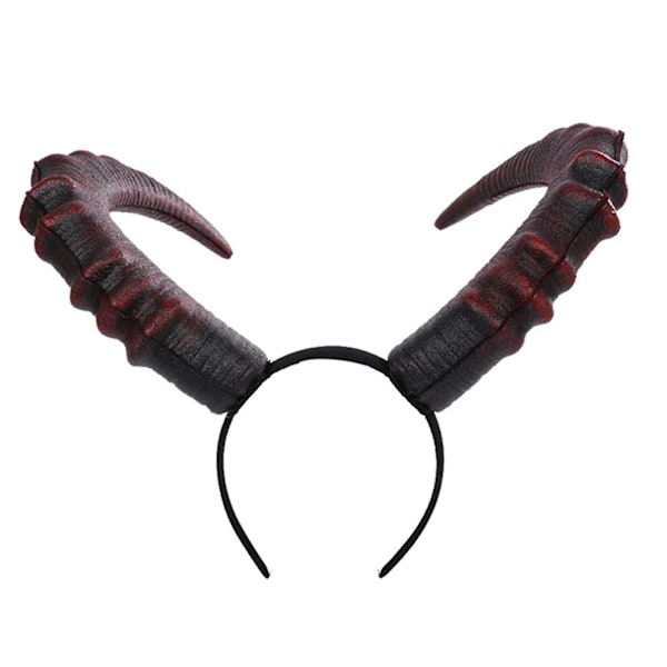 Demon Horns Huvudband Rolig Påsk Hårbåge Personlig Gotisk Hårtillbehör-4
