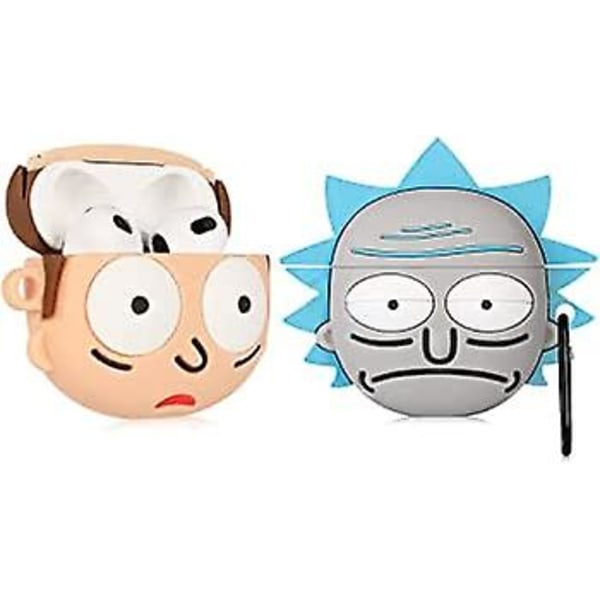 2 kpl Gkv Airpods 3 -koteloa Airpod 3 (2021) -kuorelle Piirretty Hauska Hauska Kawaii Söpö Ainutlaatuinen 3D Tyttömäinen Suunnittelu Air Pods 3 3. sukupolven Silikonikotelot