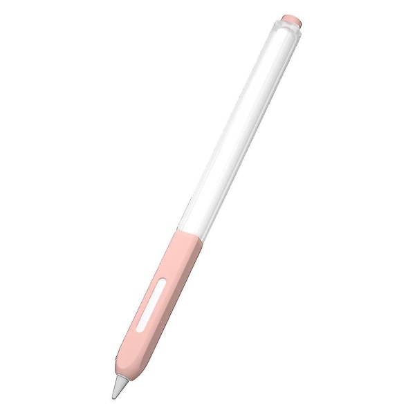 Mjukt silikonfodral Transparent cover Tillbehör Kompatibel med Ipad Pencil 2 Gen-26（Sakura rosa）