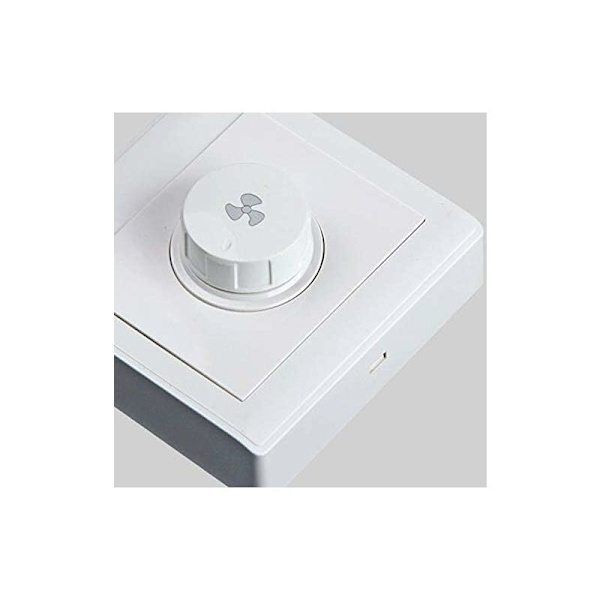2 kpl Kattotuulettimen Asetusvaihtokytkin Portaaton Nopeudenohjain Seinäkytkin 220V 10A 300W Himmentimelle