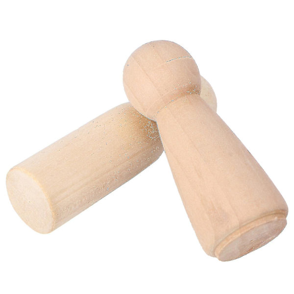 20st Trä Handmålning Leksak Trä Embryo Leksak Gör det själv Målning Leksak Hantverk Diy Toy