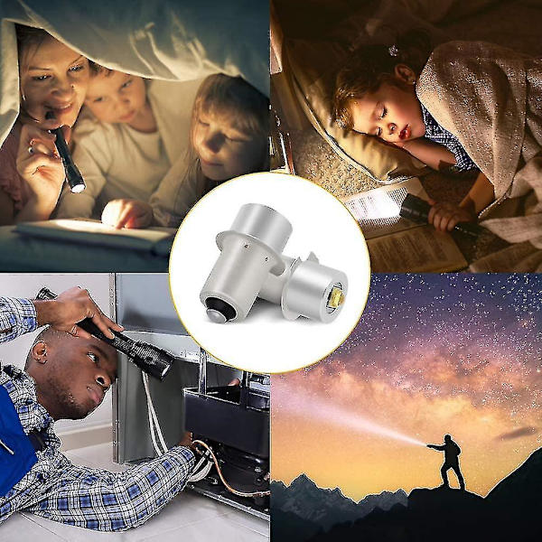 P13.5s LED-ficklampa glödlampa hög effekt uppgradering LED-glödlampa ersättningskonverteringssats 2-pack