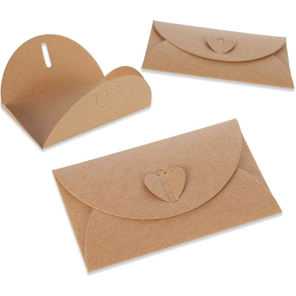 50 vellum kuvert, förpackning med 17,5 x 11 cm kuvert