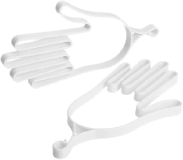 Golfhandske Torkställ Golfhandske Formningsverktyg Tillbehör Vit - 2-pack