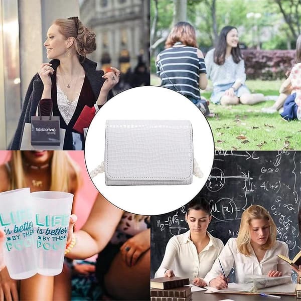 Crossbody-handväskor för kvinnor - Axelväska med textur för kvällen