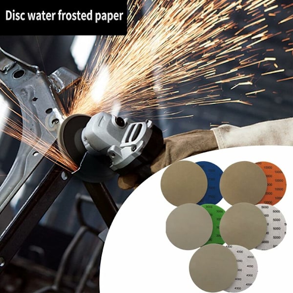 125 mm Sandpapper Sanding Discs #4000 Grit Sander - 150 Discs utan hål