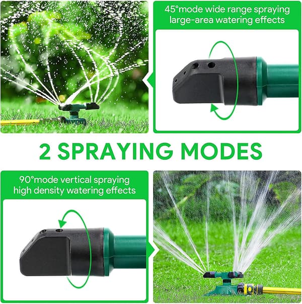 Trädgårdssprinkler, roterande grässprinkler