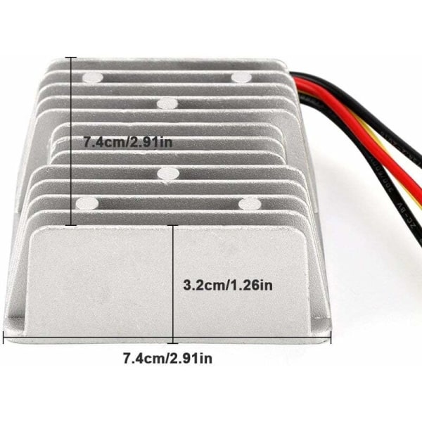 DC Step-up-modul 12V til 19V 10A 190W Bilstrømsomformer Vandtæt Boost-adapter Bilstrømsforsyningsmodul