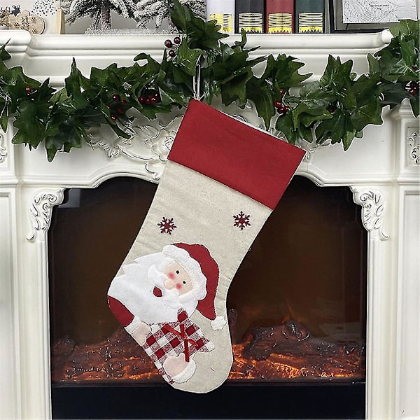 Julklappspåse med julmönster - Modeaccessoarer för juldekoration