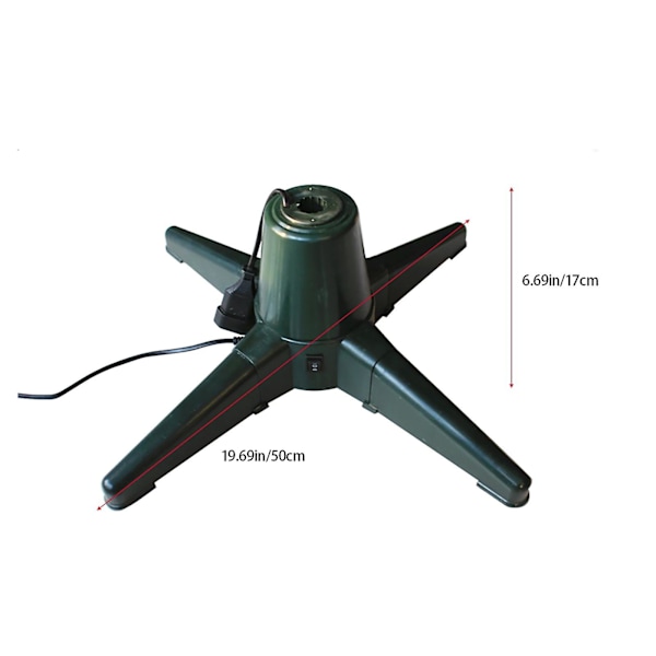 Christmas Tree Swivel Tripod Base Christmas Tree Electric Swivel StandGrön