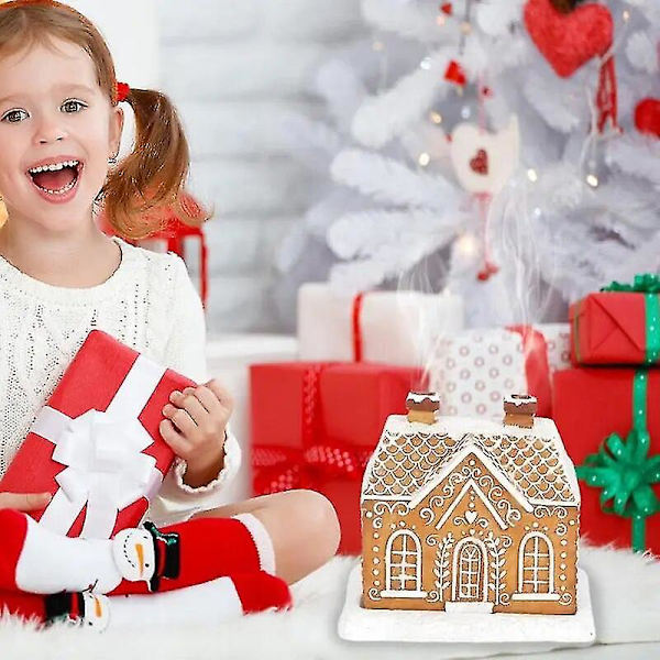 Hemdekoration Prydnader Pepparkakshus Rökelse Kon Brännare Ljusstake Vardagsrum Prydnader Hartshantverk