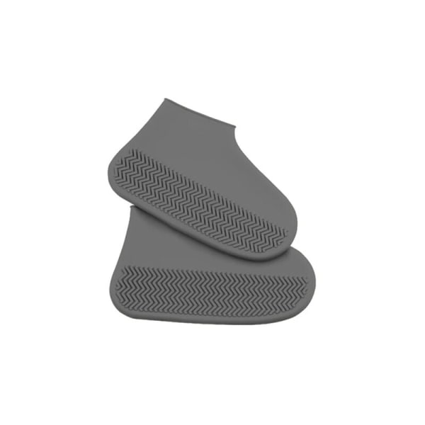 Retro gummistøvler Genanvendelige Latex Vandtæt Anti-Slip Silikone Overtrækssko Unisex Overtrækssko Sko Tilbehør S Tilfældige farver