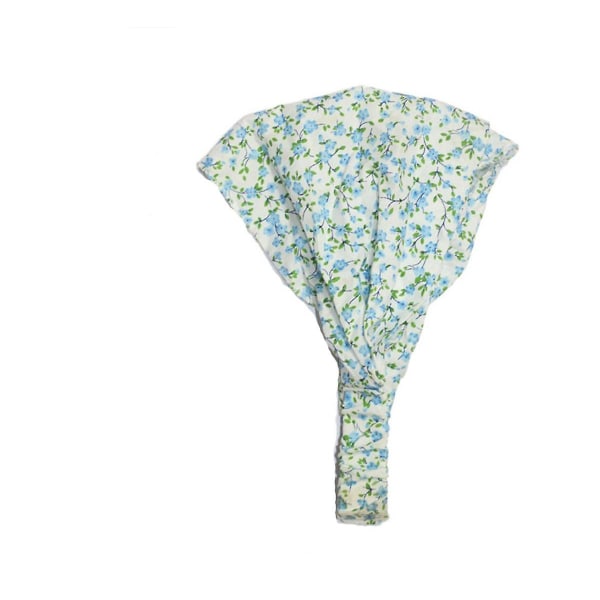 Vackra babyhuvudband elastiska blommiga pannband babytillbehör (4-pack)