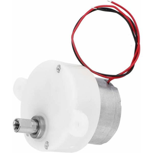 Mini DC 6V 0,2W gearmotor, reduktionsmotor, elektrisk gearmotor med højt drejningsmoment, mekaniske dele til elektrisk håndværksrobot reklameboks