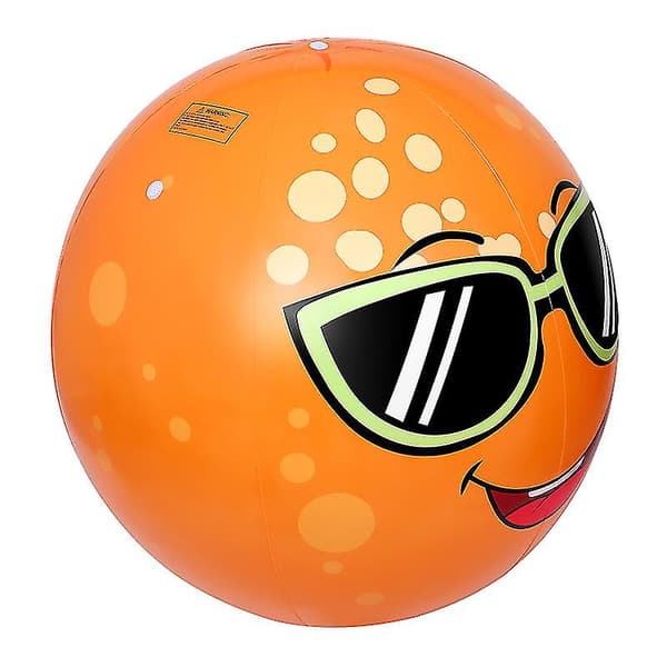 1 st Uppblåsbar Orange Sprinkler