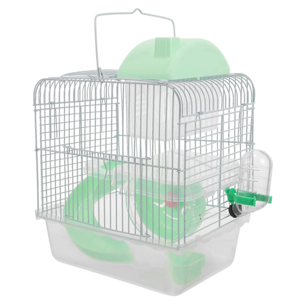 Liten djurbur Hamster slott Hamstrar hus Fleranvändningsbart slott Råtta tråd Stor bur