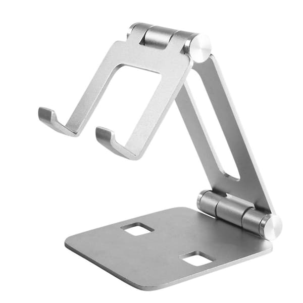 Justerbar hållare för surfplatta Ipad skrivbord Silver